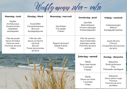 Weekmenu